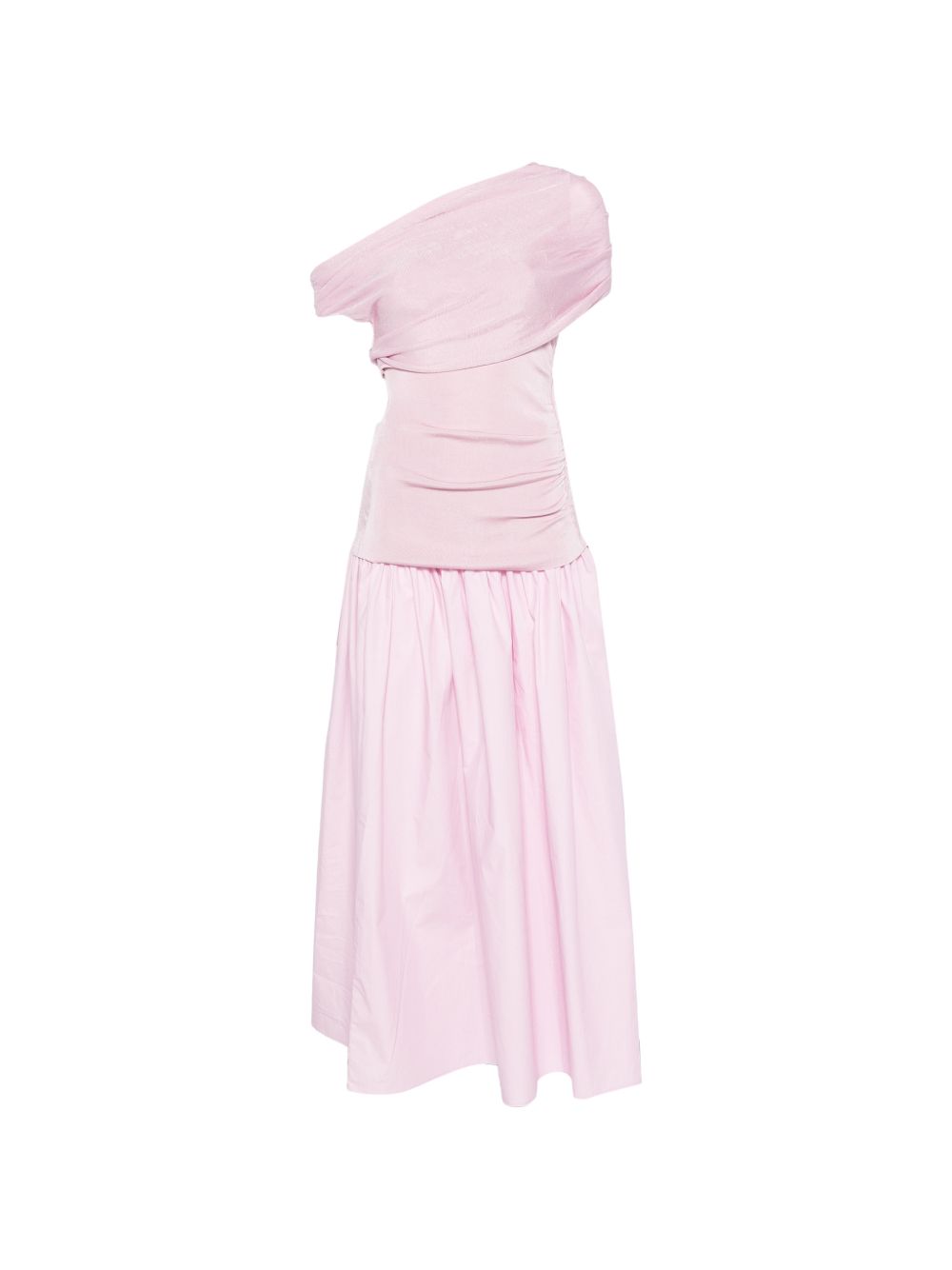 Abito midi con ruches in rosa Self-Portrait - donna 