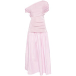 Abito midi con ruches in rosa Self-Portrait - donna 