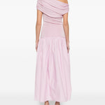Abito midi con ruches in rosa Self-Portrait - donna 