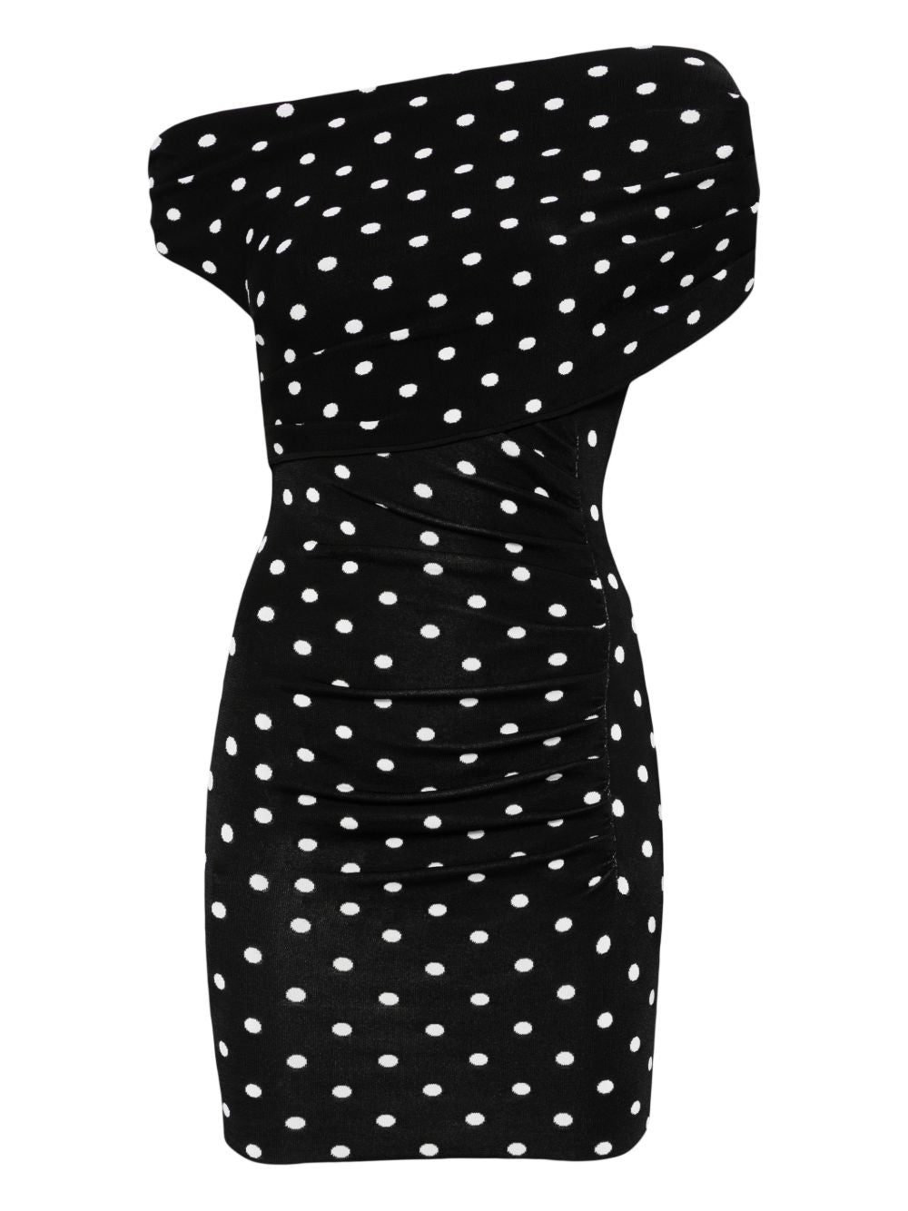 Abito corto a pois in nero Self-Portrait - donna 