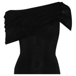 Top dal design asimmetrico in nero Self-portrait - donna 