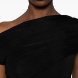 Top dal design asimmetrico in nero Self-portrait - donna 