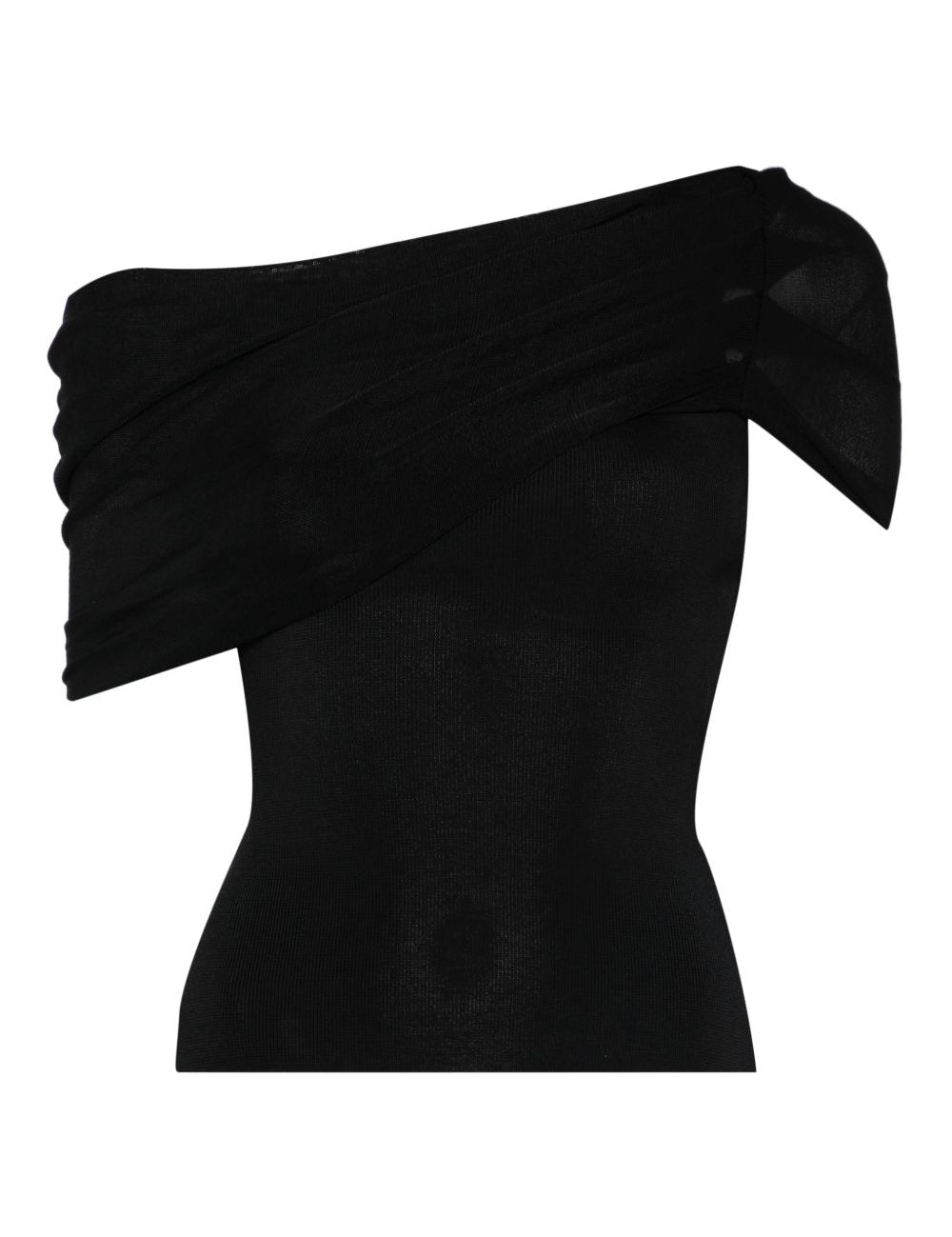 Top dal design asimmetrico in nero Self-portrait - donna 