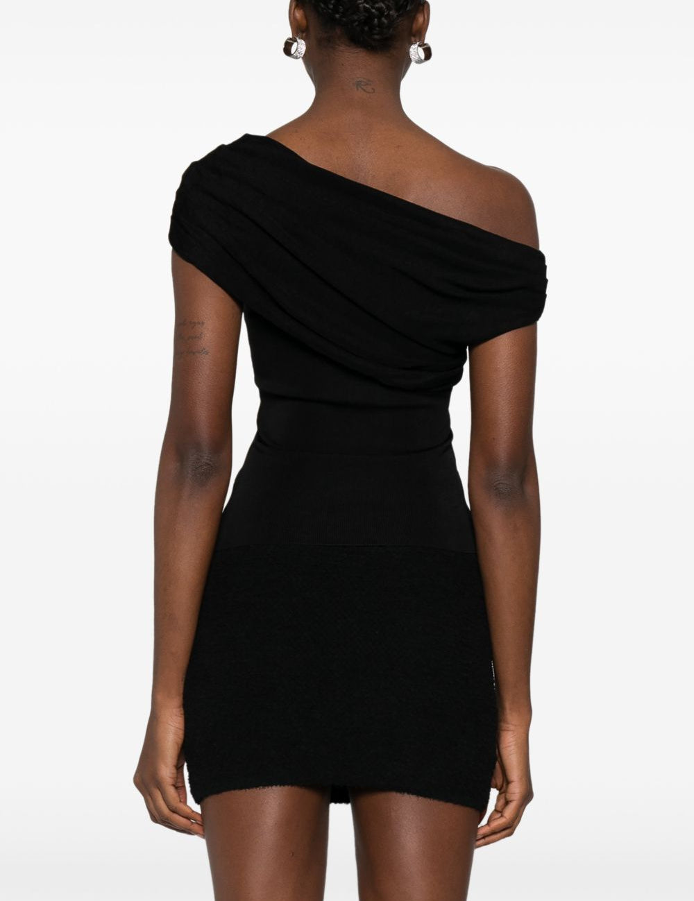 Top dal design asimmetrico in nero Self-portrait - donna 