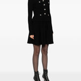 Abito corto con colletto in nero Self-Portrait - donna 