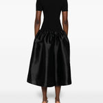 Abito midi in nero Self-Portrait - donna 