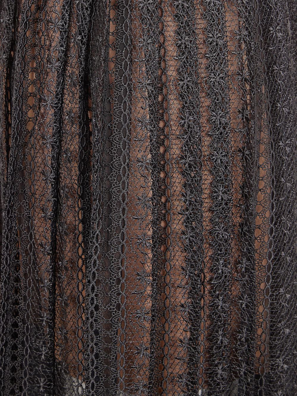 Gonna midi plissettata in nero Self-Portrait - donna 