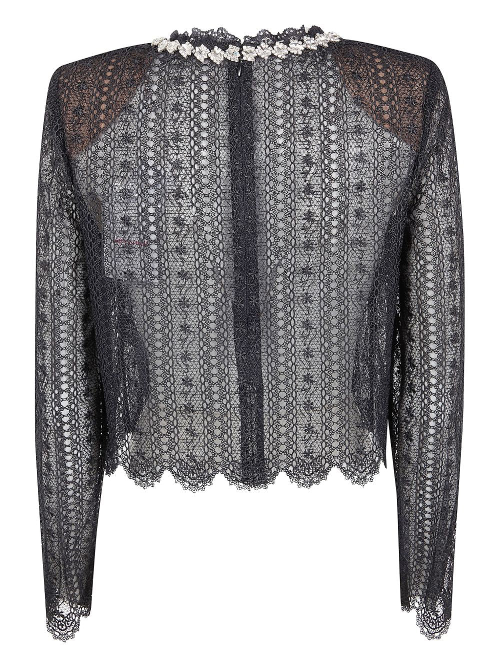 Top con decorazione in nero Self-portrait - donna 