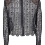 Top con decorazione in nero Self-portrait - donna 