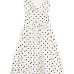 Abito midi a pois in avorio Self-Portrait - donna 