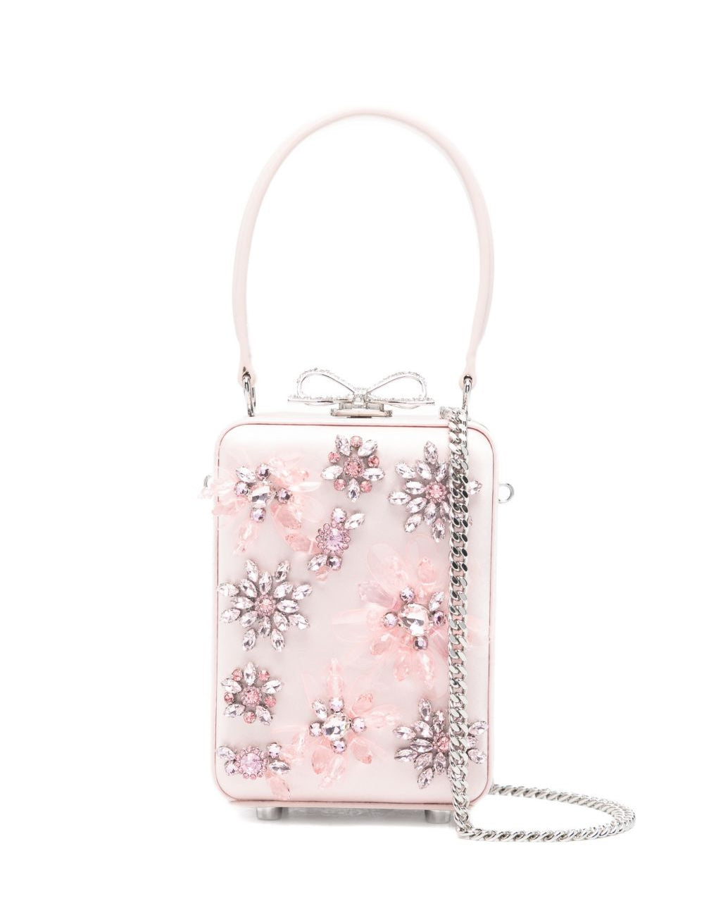 Borsa a mano con decorazione in avorio Self-Portrait - donna 