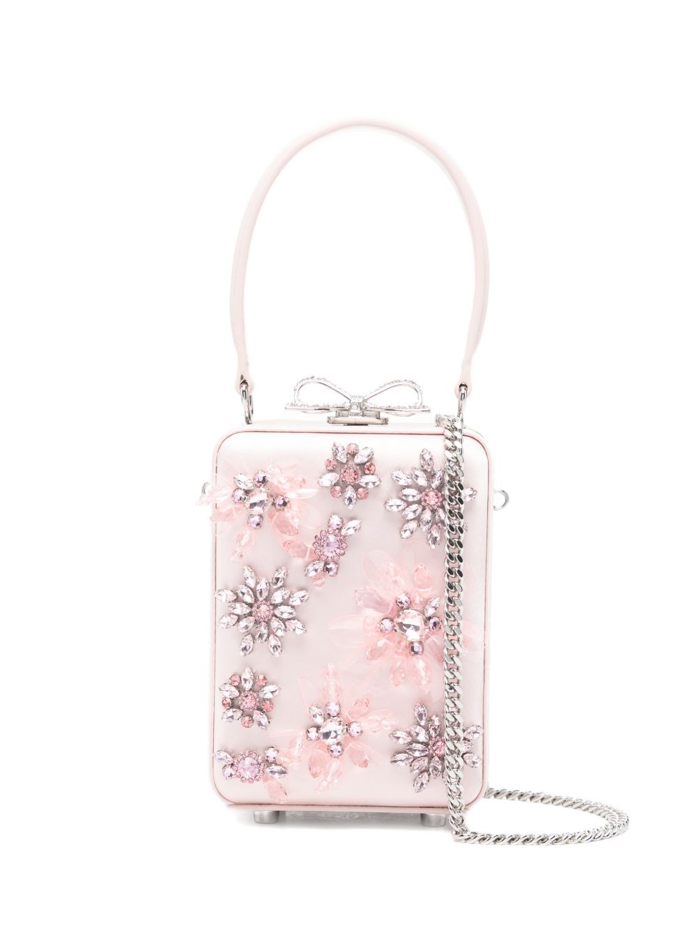 Borsa a mano con decorazione in avorio Self-Portrait - donna 