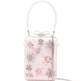 Borsa a mano con decorazione in avorio Self-Portrait - donna 
