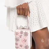 Borsa a mano con decorazione in avorio Self-Portrait - donna 