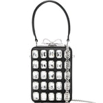 Borsa a mano con decorazione in nero Self-Portrait - donna 
