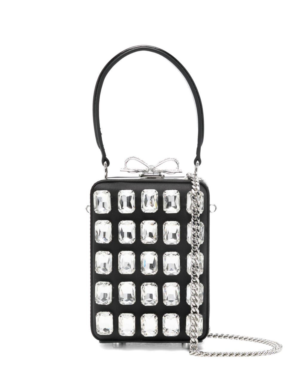 Borsa a mano con decorazione in nero Self-Portrait - donna 