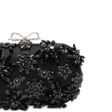 Clutch con decorazione in nero Self-Portrait - donna 