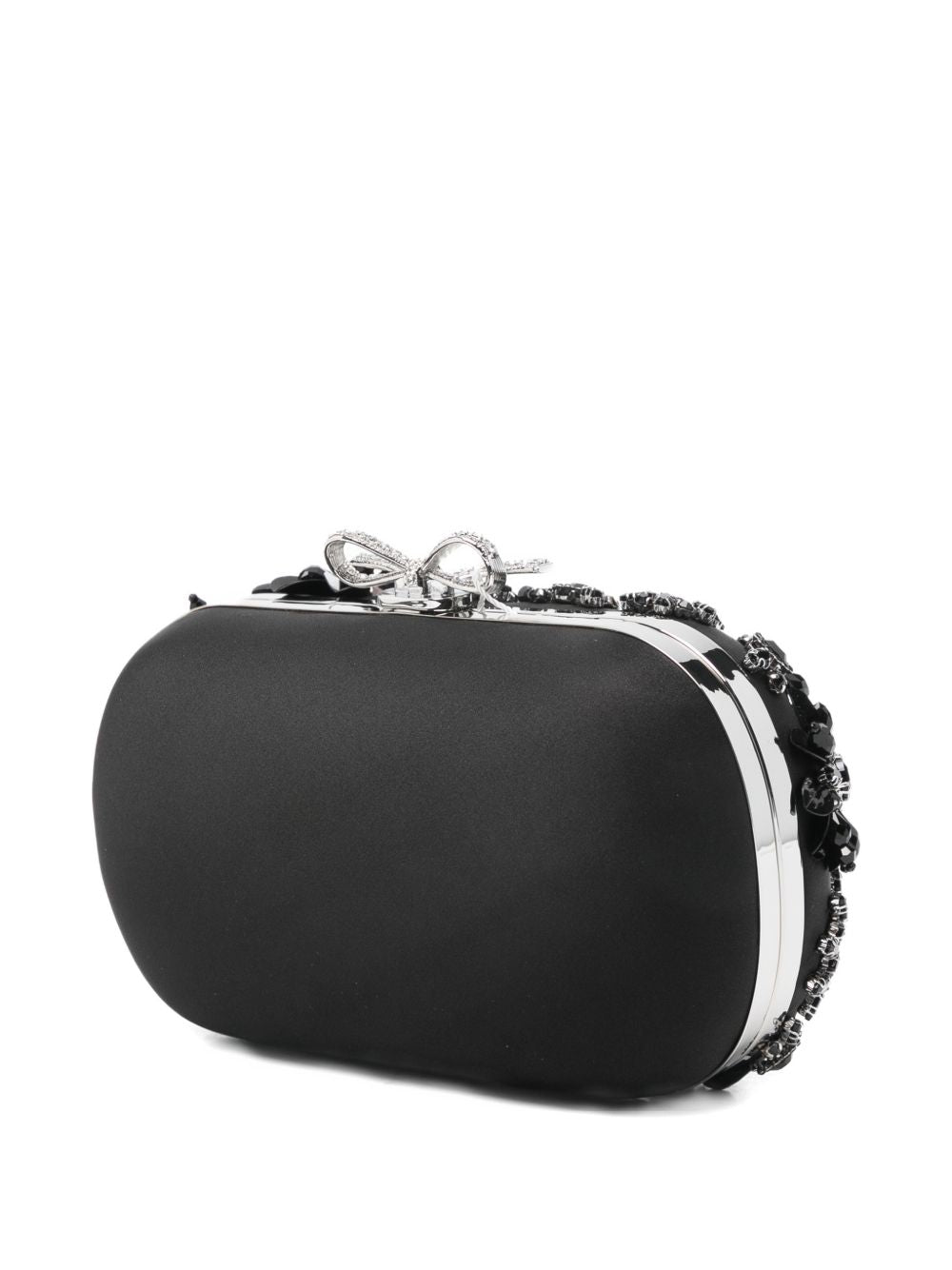 Clutch con decorazione in nero Self-Portrait - donna 