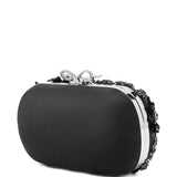 Clutch con decorazione in nero Self-Portrait - donna 
