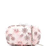 Clutch con decorazione in rosa Self-Portrait - donna 