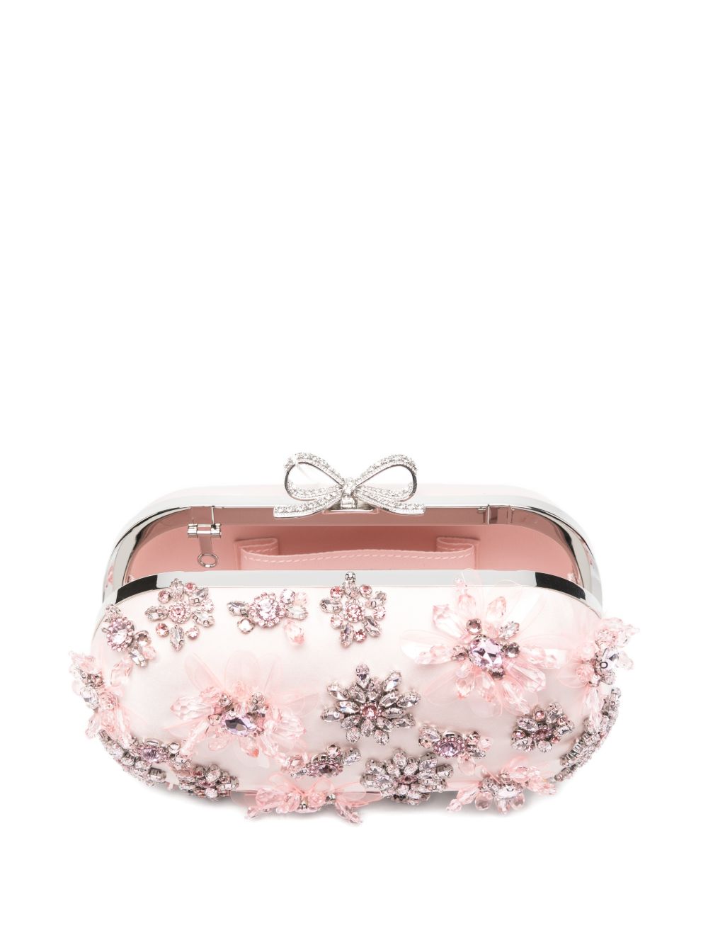 Clutch con decorazione in rosa Self-Portrait - donna 