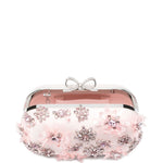 Clutch con decorazione in rosa Self-Portrait - donna 