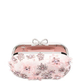 Clutch con decorazione in rosa Self-Portrait - donna 
