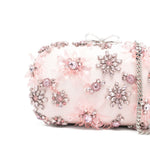 Clutch con decorazione in rosa Self-Portrait - donna 
