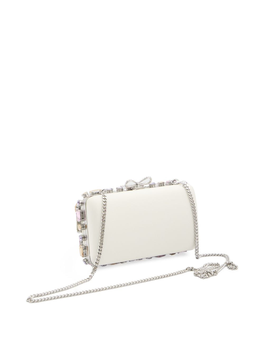 Clutch con cristalli in multicolor Self-Portrait - donna 