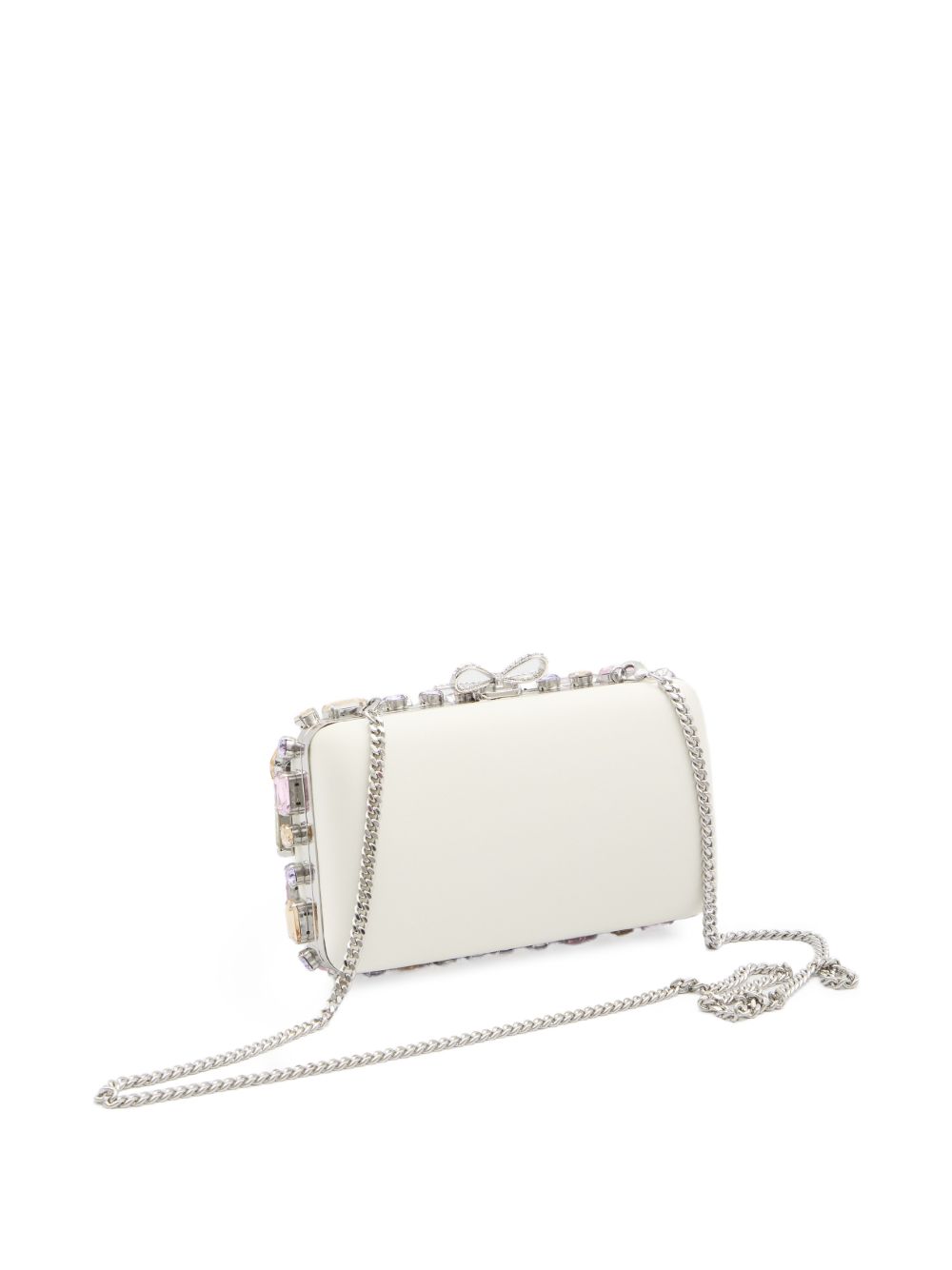 Clutch con cristalli in multicolor Self-Portrait - donna 