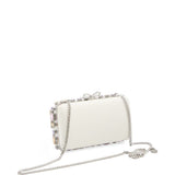 Clutch con cristalli in multicolor Self-Portrait - donna 