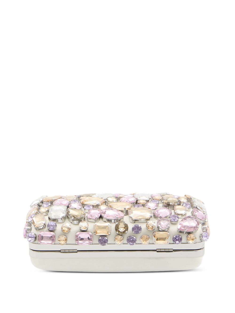 Clutch con cristalli in multicolor Self-Portrait - donna 