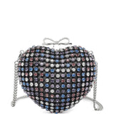 Clutch a cuore in nero Self-Portrait - donna 