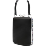 Borsa mini con cristalli in nero Self-Portrait - donna 