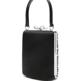Borsa mini con cristalli in nero Self-Portrait - donna 