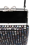 Borsa mini con cristalli in nero Self-Portrait - donna 