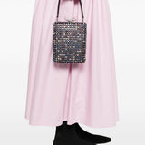 Borsa mini con cristalli in nero Self-Portrait - donna 