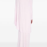 Abito lungo asimmetrico in rosa Self-Portrait - donna 