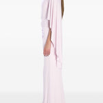Abito lungo asimmetrico in rosa Self-Portrait - donna 