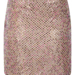 Minigonna con decorazione in rosa Self-Portrait - donna 