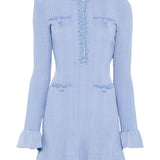 Abito corto in azzurro Self-Portrait - donna 
