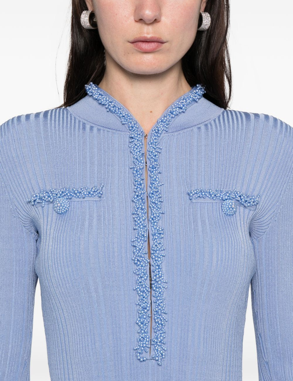 Abito corto in azzurro Self-Portrait - donna 
