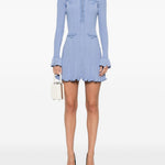 Abito corto in azzurro Self-Portrait - donna 