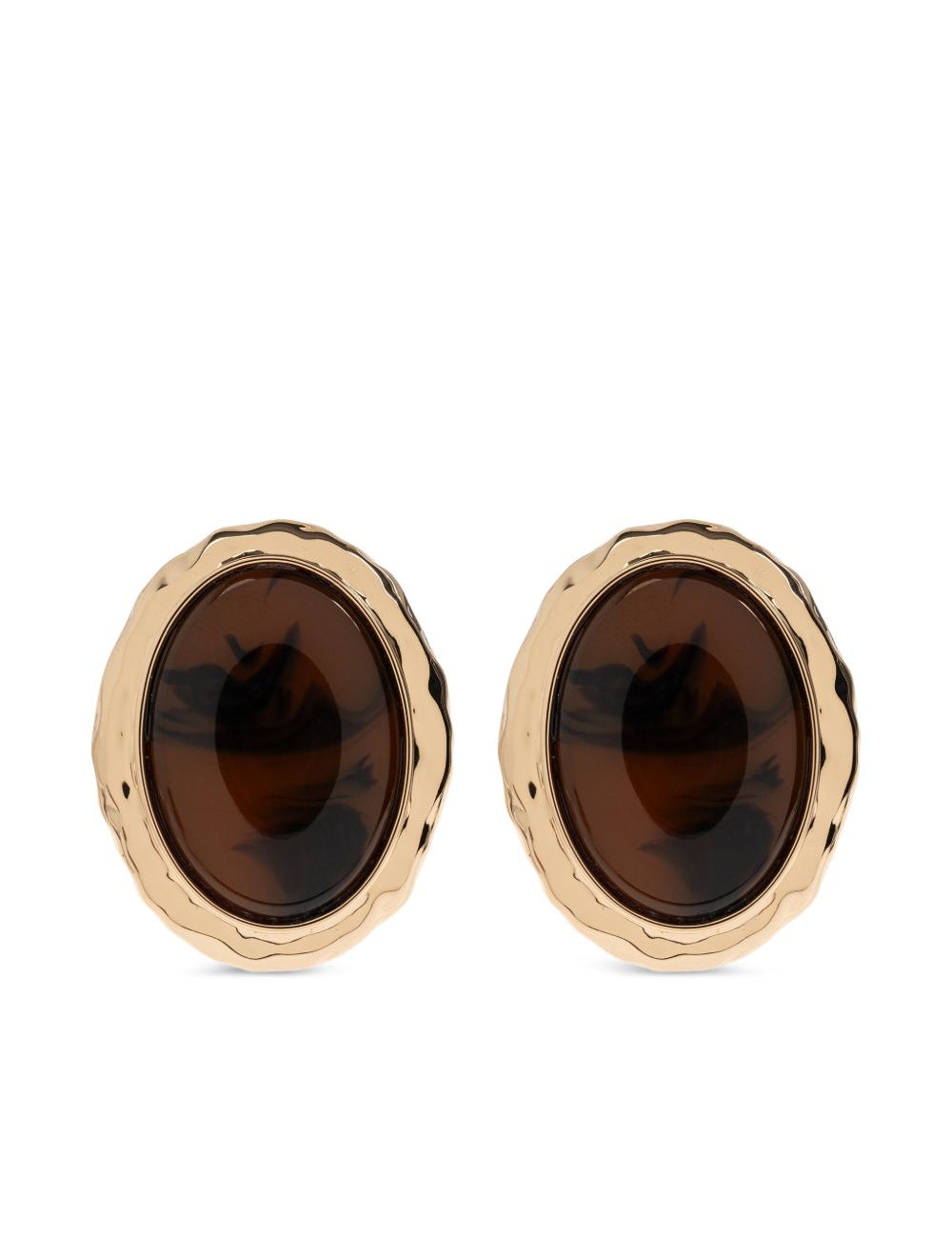 Orecchini con cristalli in oro Self-portrait - donna 