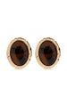 Self-Portrait Gold Crystal Earrings - Women