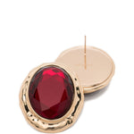 Orecchini con cristalli in rosso Self-portrait - donna 