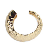 Bracciale cuff martellato in oro Self-portrait - donna 