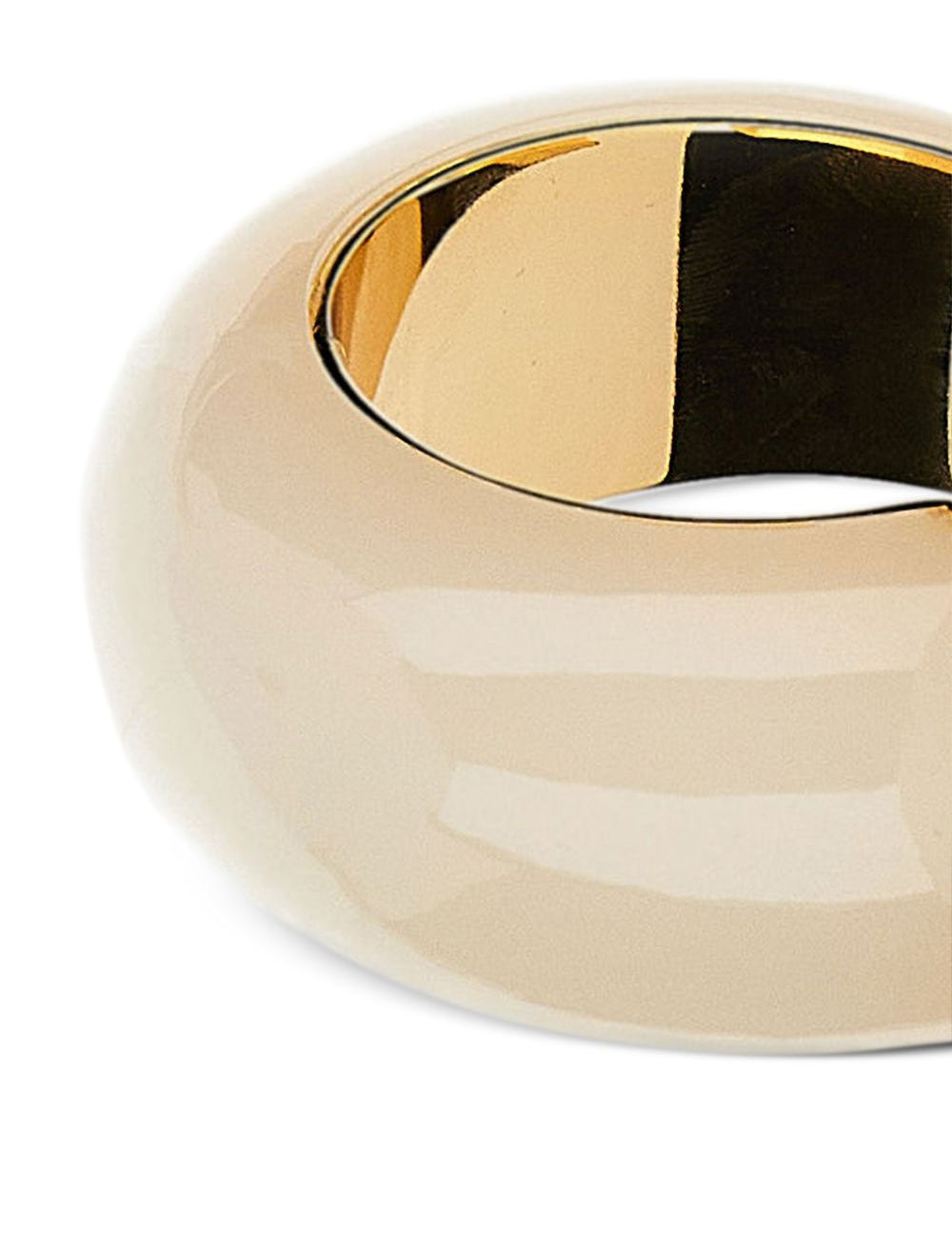 Bracciale cuff con dettaglio in resina color oro Self-portrait - donna 