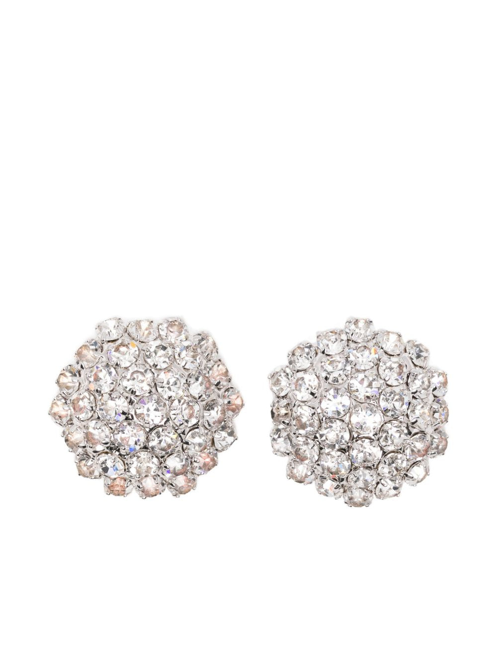 Orecchini a fiore di cristalloin argento Self-portrait - donna 