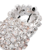 Orecchini a fiore di cristalloin argento Self-portrait - donna 